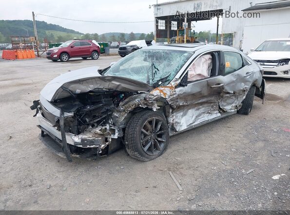 SHHFK7H6XMU411062 2021 HONDA CIVIC Серебряный Передняя левая четверть