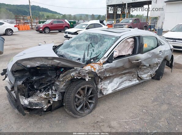 SHHFK7H6XMU411062 2021 HONDA CIVIC Серебряный Вид спереди