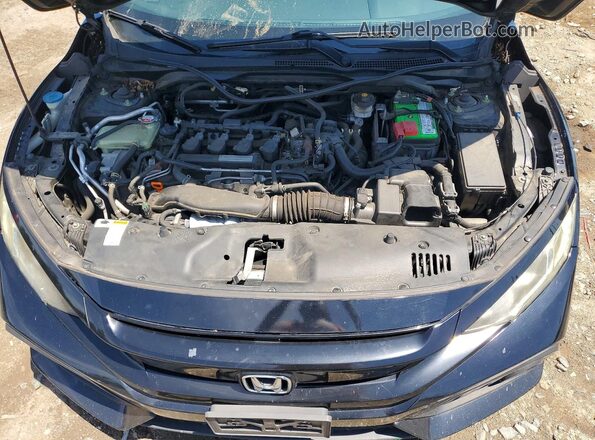 SHHFK7H70HU412929 2017 HONDA CIVIC Черный Вид задней части салона