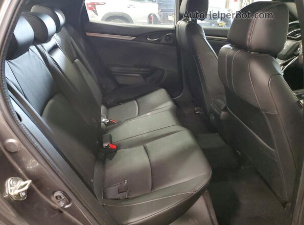 SHHFK7H71JU214639 2018 HONDA CIVIC Gray უკანა სავარძლების ხედი