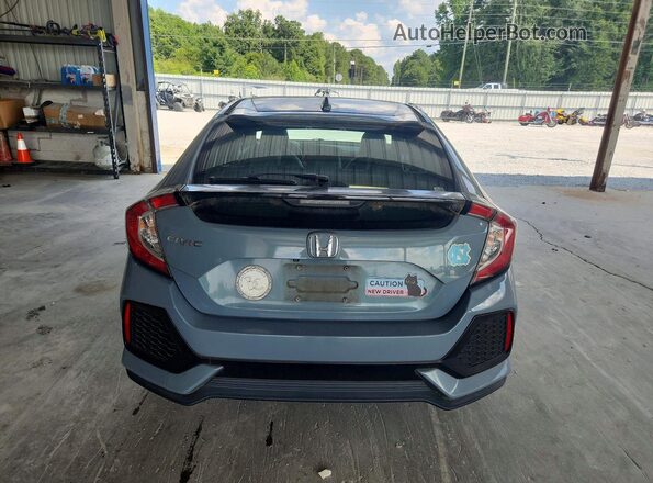 SHHFK7H75HU201046 2017 HONDA CIVIC Blue Вид ззаду