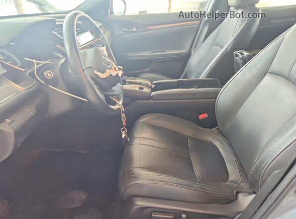 SHHFK7H75HU201046 2017 HONDA CIVIC Blue Вид салону спереду