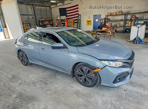 SHHFK7H75HU201046 2017 HONDA CIVIC Blue Передня права чверть