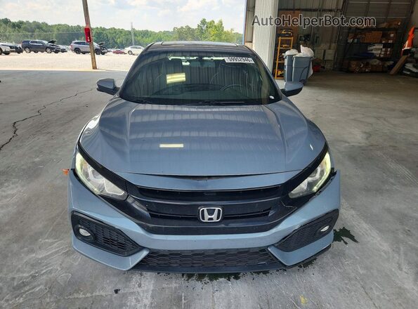 SHHFK7H75HU201046 2017 HONDA CIVIC Blue Вид спереду