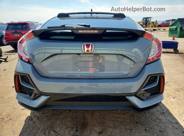 SHHFK7H83LU208482 2020 HONDA CIVIC Gray Вид ззаду