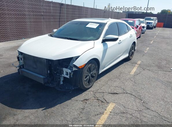 SHHFK7H84KU403344 2019 HONDA CIVIC White Vista tres cuartos delantera izquierda