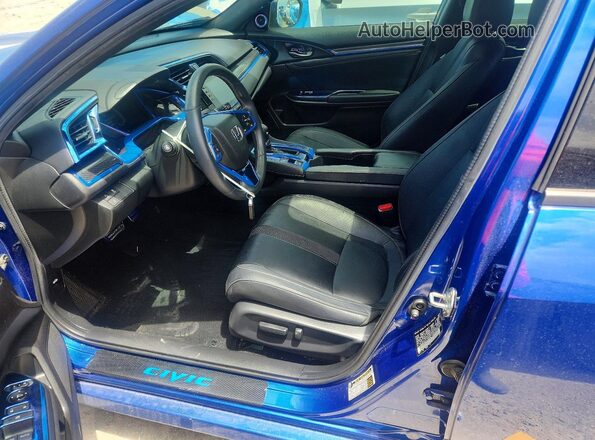 SHHFK7H87LU222160 2020 HONDA CIVIC Blue Widok wnętrza z przodu