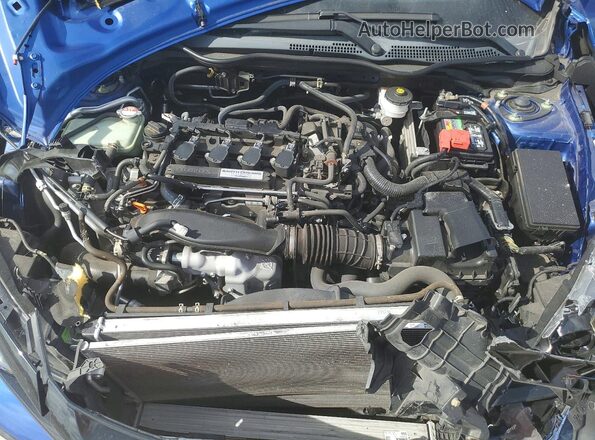 SHHFK7H87LU222160 2020 HONDA CIVIC Blue Widok wnętrza z tyłu