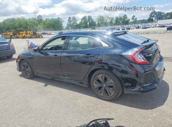 SHHFK7H88KU422091 2019 HONDA CIVIC Black Trasero izquierdo
