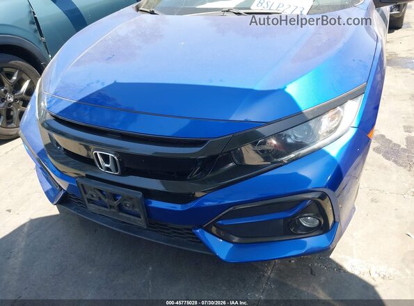 SHHFK7H88LU416342 2020 HONDA CIVIC Blue Rear interior view