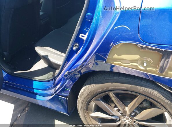 SHHFK7H88LU416342 2020 HONDA CIVIC Blue Instrument cluster view
