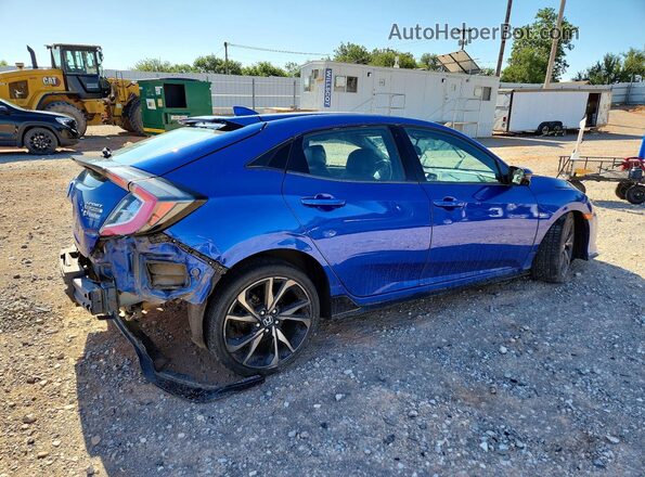 SHHFK7H90HU231220 2017 HONDA CIVIC Blue Trasero derecho