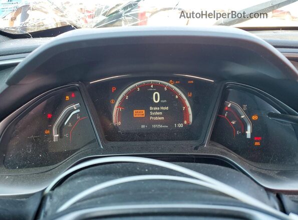 SHHFK7H90HU231220 2017 HONDA CIVIC Blue Vista del cuadro de instrumentos