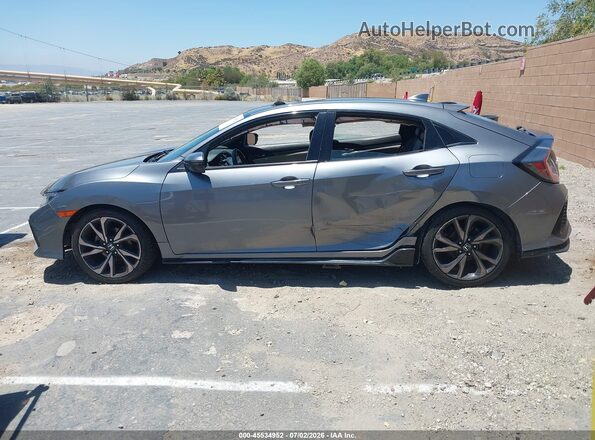 SHHFK7H90JU418592 2018 HONDA CIVIC Gray Widok wnętrza 360 stopni