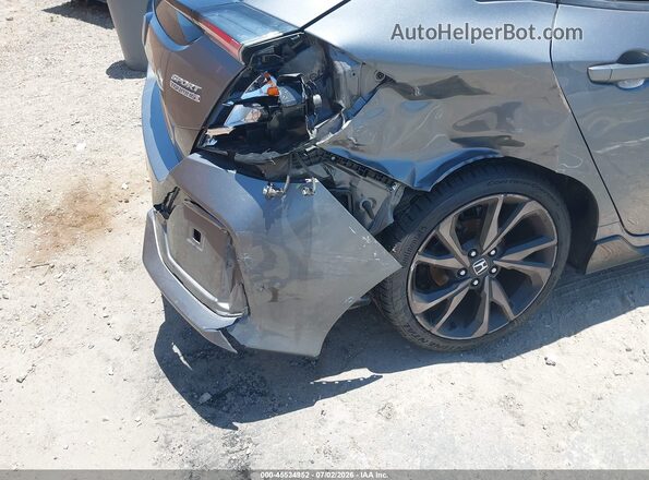 SHHFK7H90JU418592 2018 HONDA CIVIC Gray Widok z przodu