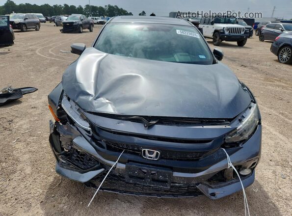 SHHFK7H91KU412642 2019 HONDA CIVIC Gray Вид спереду