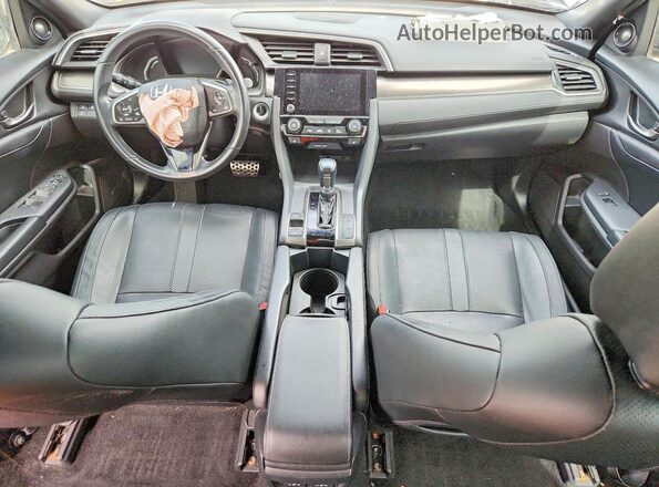 SHHFK7H91KU412642 2019 HONDA CIVIC Gray Вид панелі приладів
