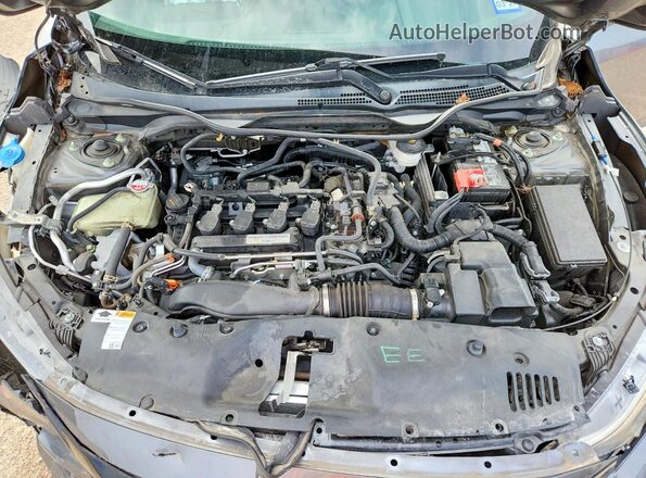 SHHFK7H91KU412642 2019 HONDA CIVIC Gray Вид задньої частини салону