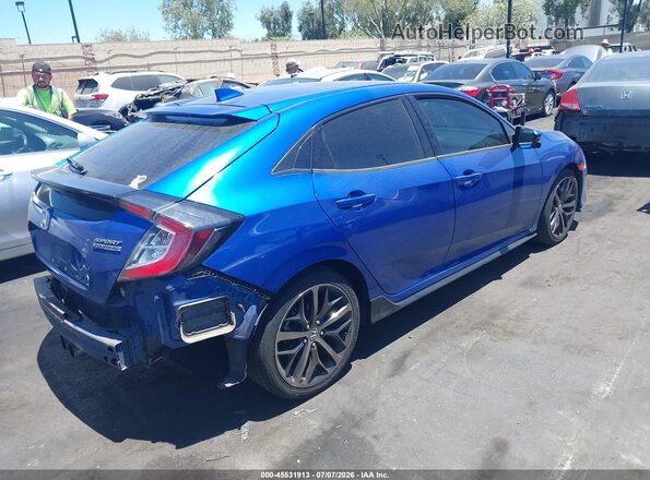 SHHFK7H92LU417088 2020 HONDA CIVIC Blue Trasero derecho