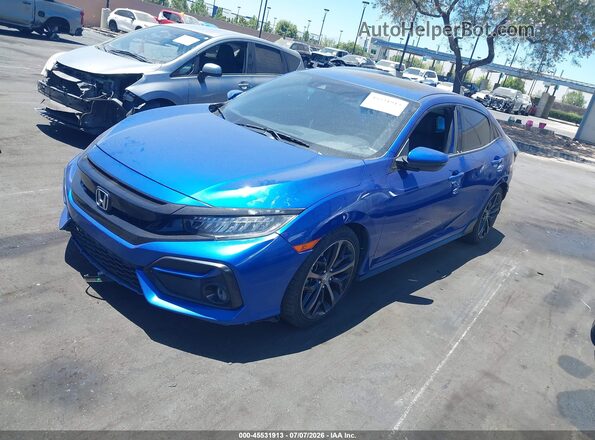 SHHFK7H92LU417088 2020 HONDA CIVIC Blue Vista tres cuartos delantera izquierda
