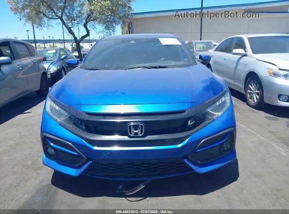 SHHFK7H92LU417088 2020 HONDA CIVIC Blue Vista interior trasera