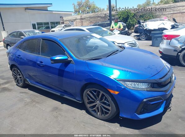 SHHFK7H92LU417088 2020 HONDA CIVIC Blue Vista interior de 360 grados