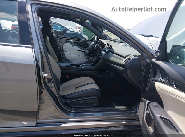 SHHFK7H93JU204339 2018 HONDA CIVIC Gray Вид салону спереду