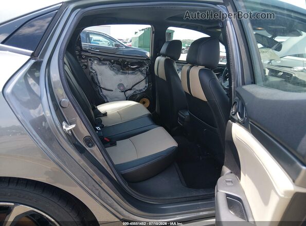 SHHFK7H93JU204339 2018 HONDA CIVIC Gray Вид наклейки з VIN-кодом