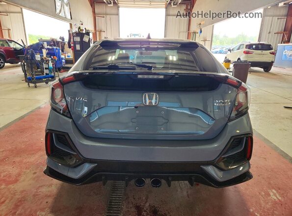 SHHFK7H93MU415481 2021 HONDA CIVIC Blue Հետևի տեսք