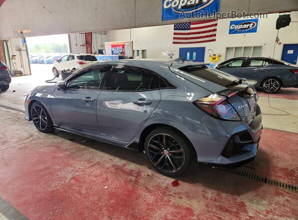 SHHFK7H93MU415481 2021 HONDA CIVIC Blue Հետևի ձախ