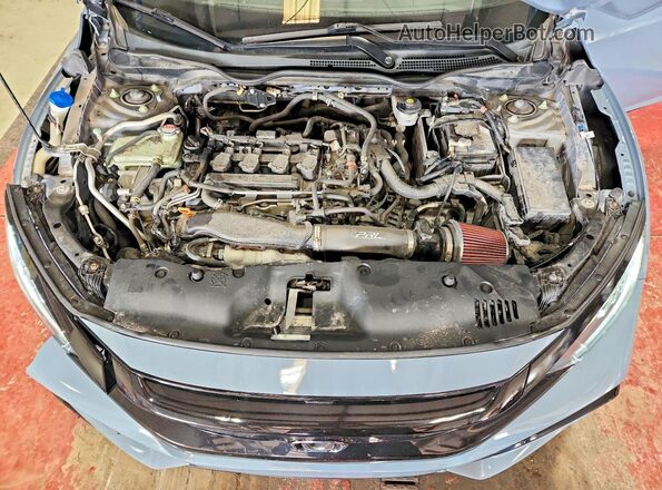 SHHFK7H93MU415481 2021 HONDA CIVIC Blue Սալոնի հետևի տեսք