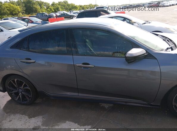 SHHFK7H94JU239794 2018 HONDA CIVIC Silver Rear interior view