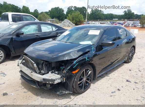 SHHFK7H94MU210588 2021 HONDA CIVIC Black Front left