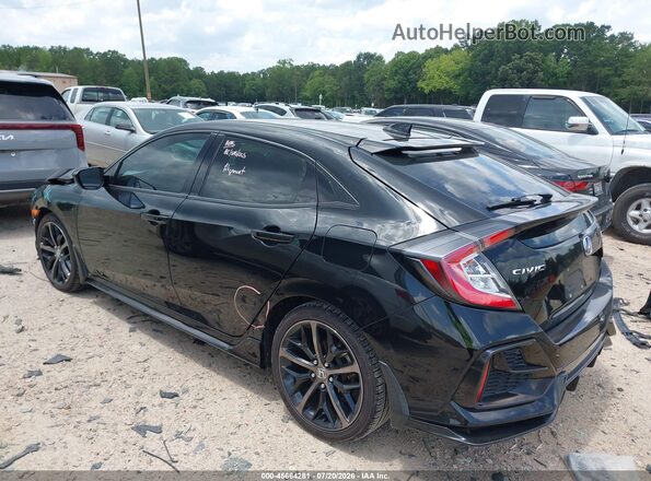 SHHFK7H94MU210588 2021 HONDA CIVIC Black Rear left