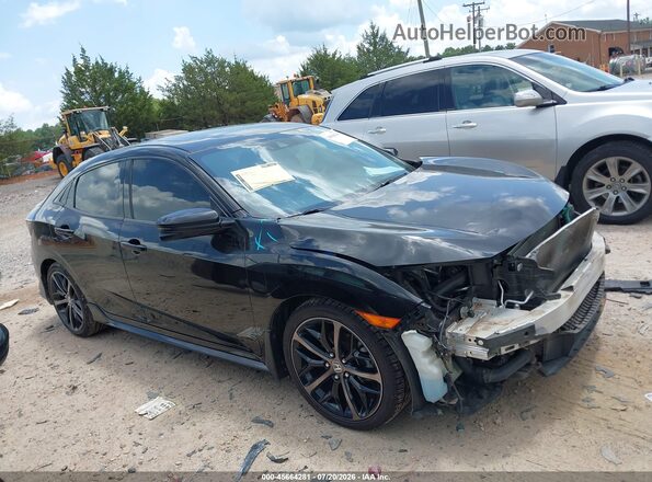 SHHFK7H94MU210588 2021 HONDA CIVIC Black Rear interior view