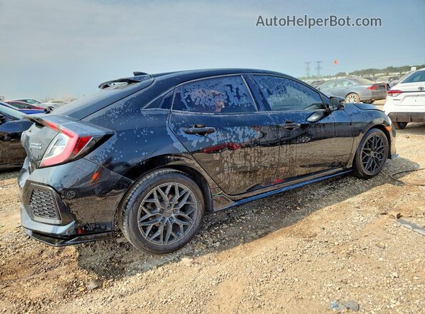 SHHFK7H96JU425756 2018 HONDA CIVIC Black უკანა მარჯვენა