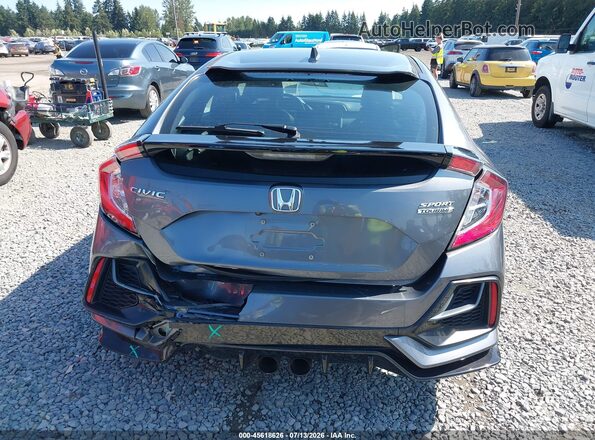 SHHFK7H96MU407584 2021 HONDA CIVIC Gray 