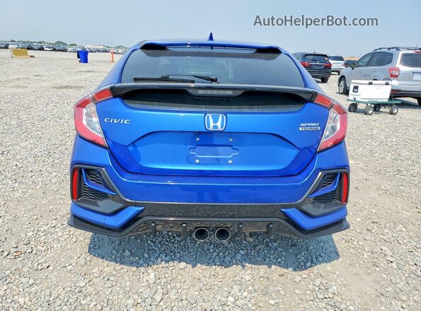 SHHFK7H98LU222323 2020 HONDA CIVIC Blue Հետևի տեսք