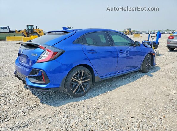 SHHFK7H98LU222323 2020 HONDA CIVIC Blue Հետևի աջ