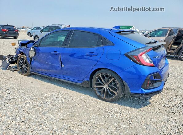 SHHFK7H98LU222323 2020 HONDA CIVIC Blue Հետևի ձախ
