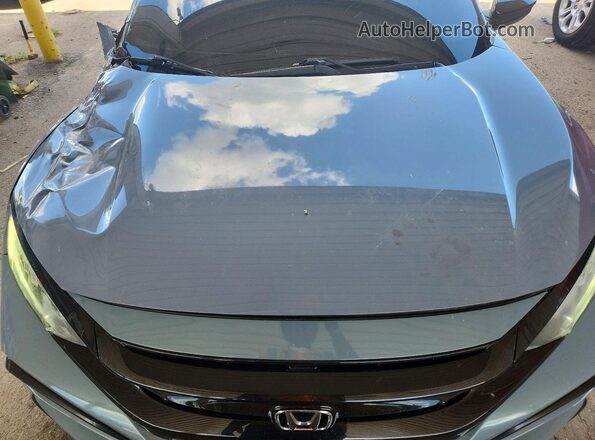 SHHFK7H98LU412865 2020 HONDA CIVIC Gray Вид задньої частини салону