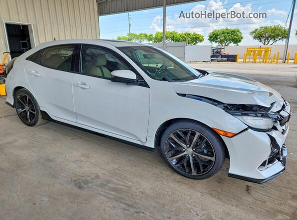 SHHFK7H99LU201156 2020 HONDA CIVIC White Delantero derecho