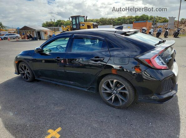SHHFK7H9XHU425169 2017 HONDA CIVIC Черный Задняя левая четверть