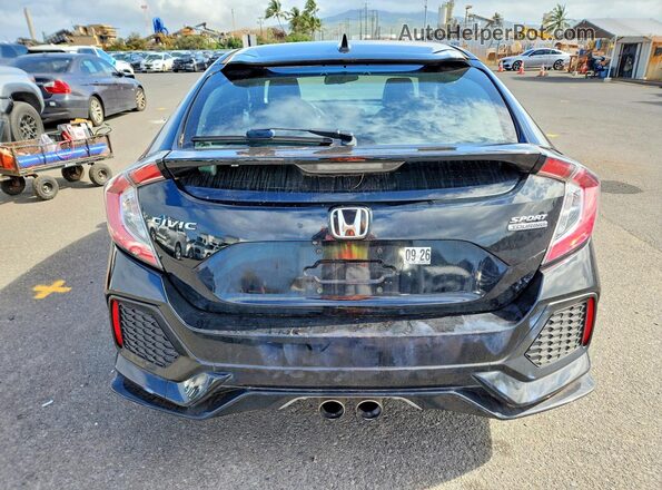 SHHFK7H9XHU425169 2017 HONDA CIVIC Черный Вид сзади