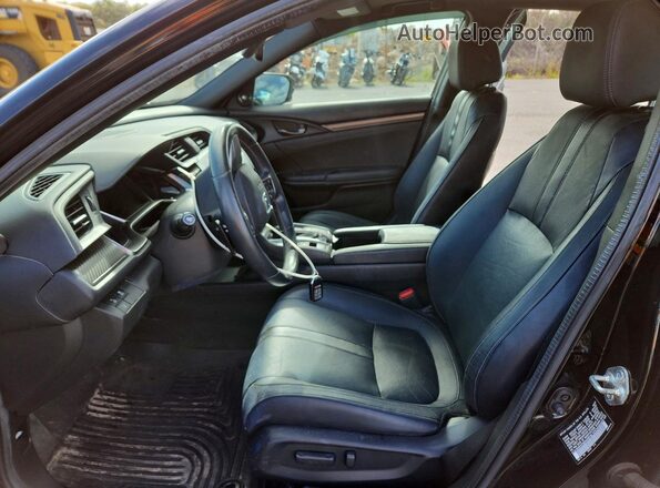 SHHFK7H9XHU425169 2017 HONDA CIVIC Черный Вид салона спереди