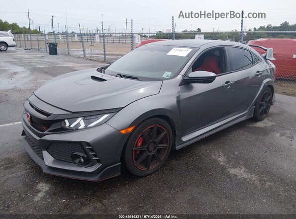 SHHFK8G75HU202205 2017 HONDA CIVIC Gray წინა მარცხენა ხედი სამი მეოთხედიდან
