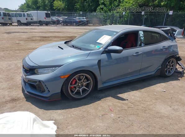 SHHFK8G75MU201338 2021 HONDA CIVIC Blue Front left