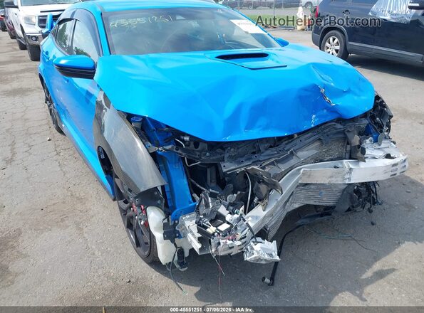 SHHFK8G76MU205964 2021 HONDA CIVIC Blue Front view