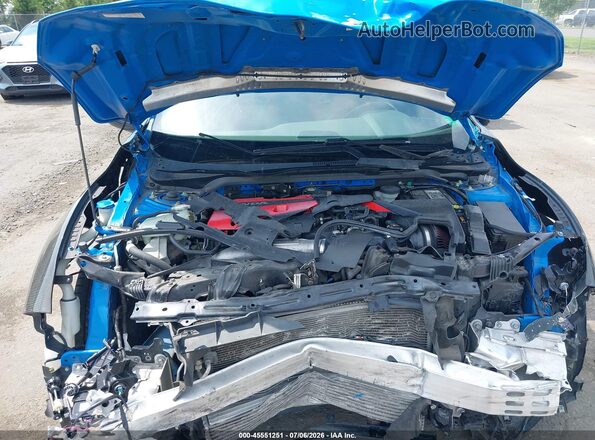 SHHFK8G76MU205964 2021 HONDA CIVIC Blue Rear view