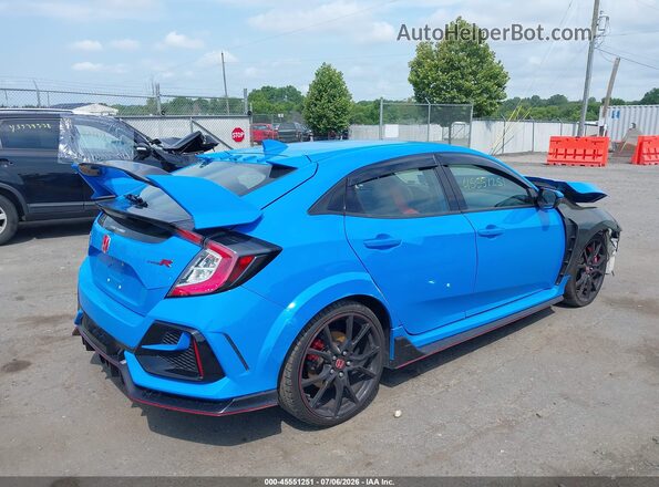 SHHFK8G76MU205964 2021 HONDA CIVIC Blue Rear right